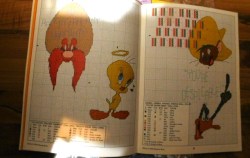 looney cross stitch a